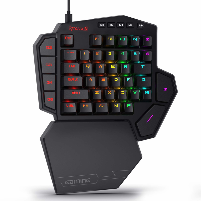 Gaming Keyboard Half - Redragon K585 DITI Teclado mecânico para
