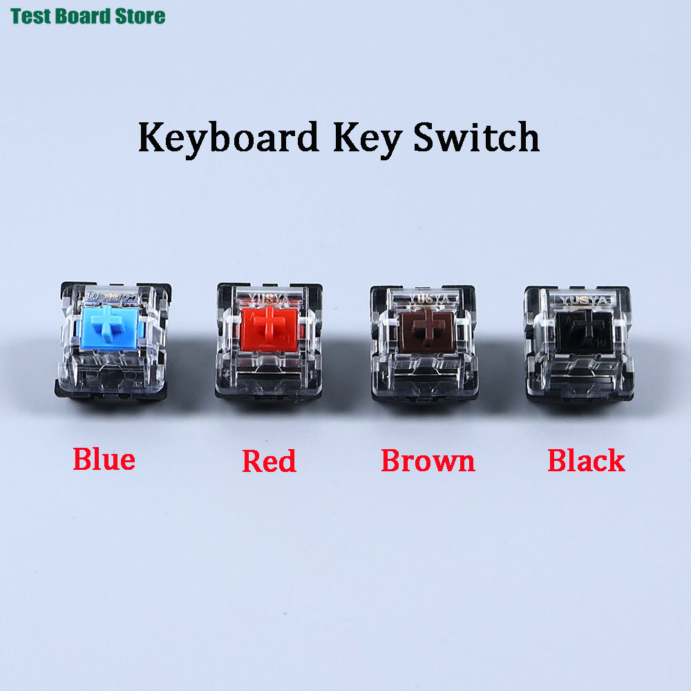 Gaming Keyboard Blue Switches - Interruptores de Teclas Silenciosas Tácteis Lineares