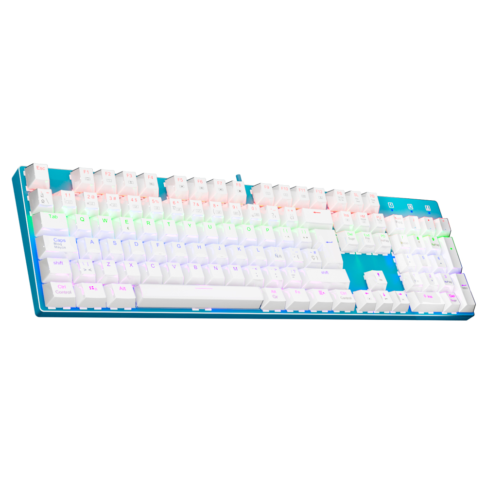 Gaming Keyboard Blue Switches - Teclado Mecânico USB E-YOOSO Z88 Rainbow