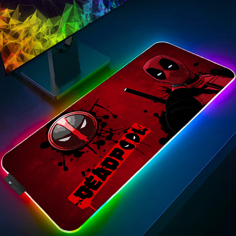Gaming Keyboard Noise - Led mouse pad jogos backlight lock
