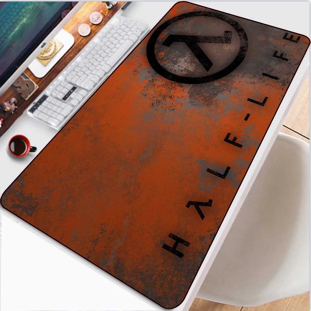Gaming Keyboard Half - Gamer Half Life Grande Mouse Pad,