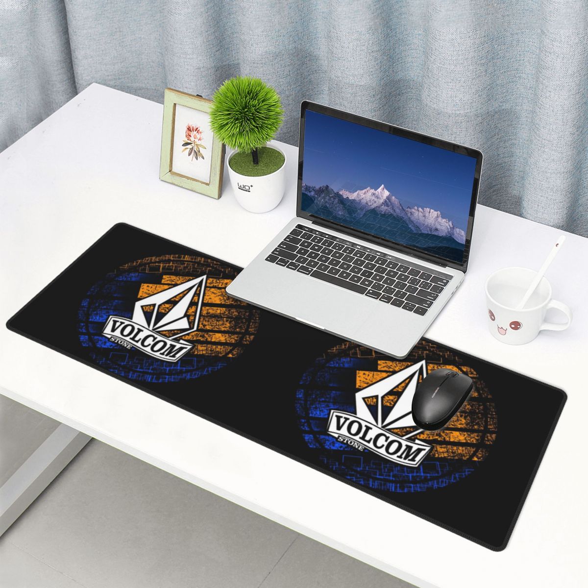 Gaming Keyboard Half - Mouse Pad Grande Meio Diamante Volkom
