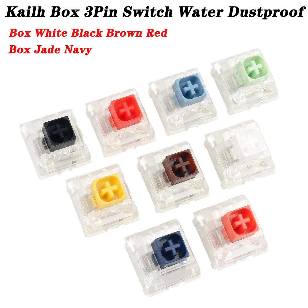 Gaming Keyboard Blue Switches - Kailh BOX Mx Switches Branco Vermelho