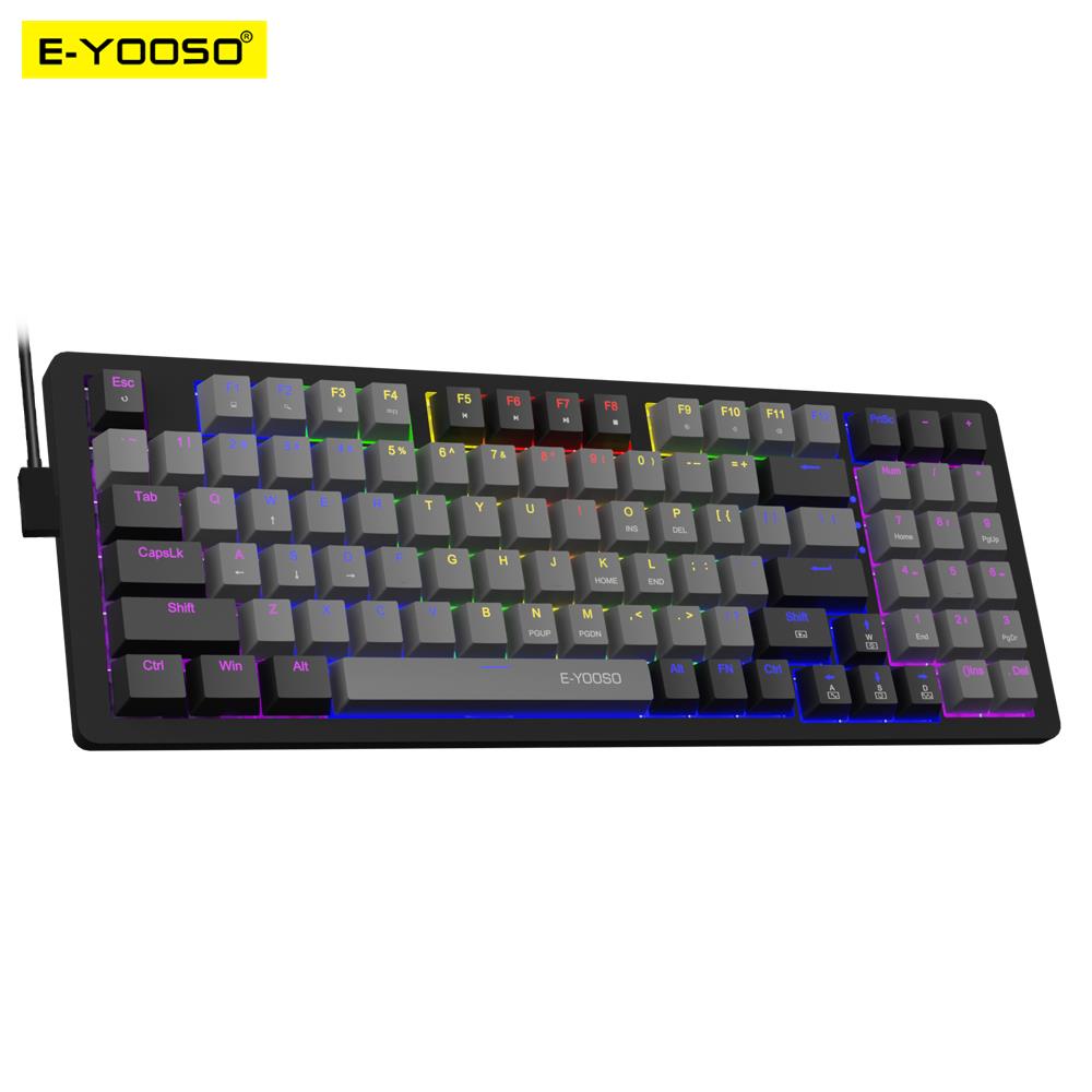Gaming Keyboard Blue Switches - E-YOOSO Z94 Teclado mecânico para jogos