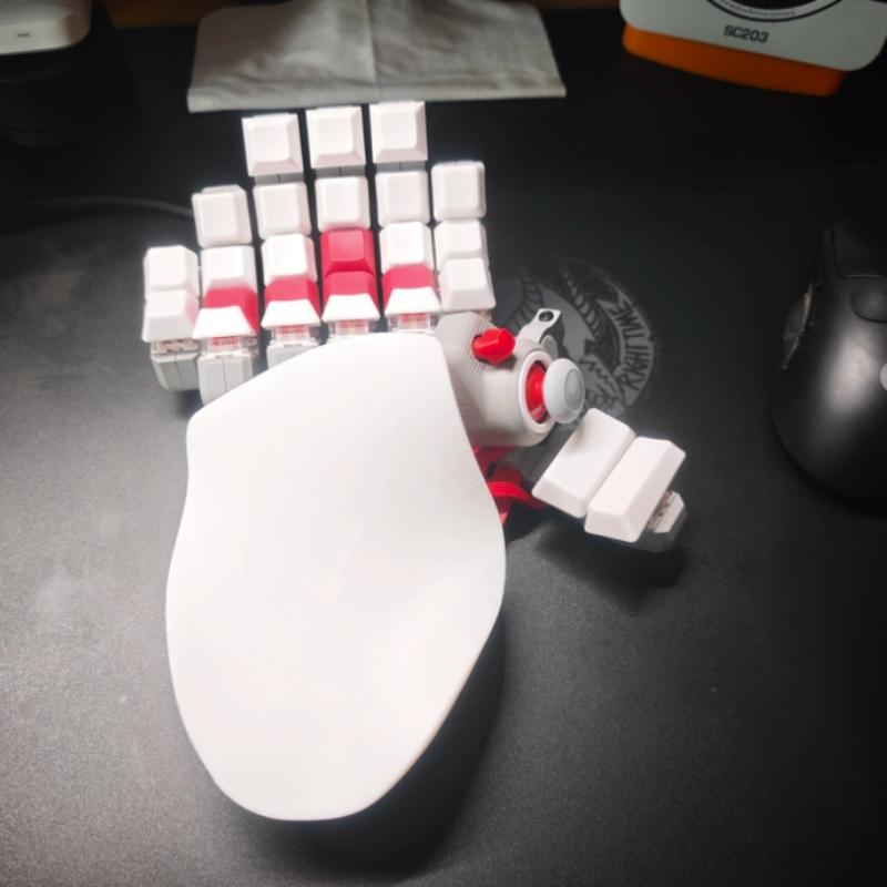 Teclado Mecânico Gamer Ergonôm - Gaming Keyboard Half avaliação e preço