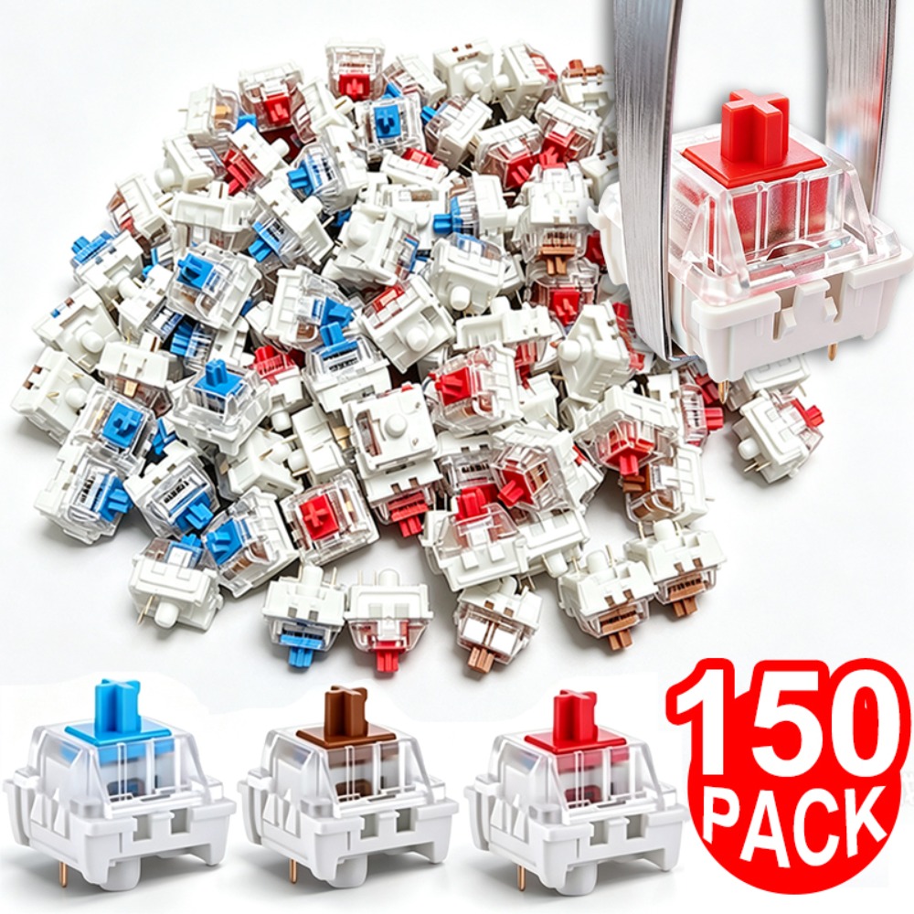 1-150 Peças de Interruptores M - Gaming Keyboard Blue Switches avaliação e preço