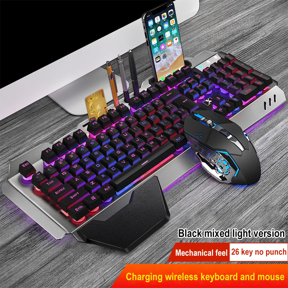 K680 Teclado e Mouse Sem Fio R - Gaming Keyboard Mouse And Headset Combo avaliação e preço