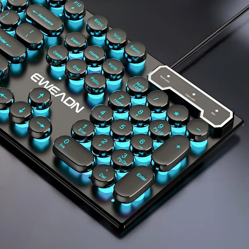 Conjunto de Teclado e Mouse co - Gaming Keyboard Mechanical avaliação e preço