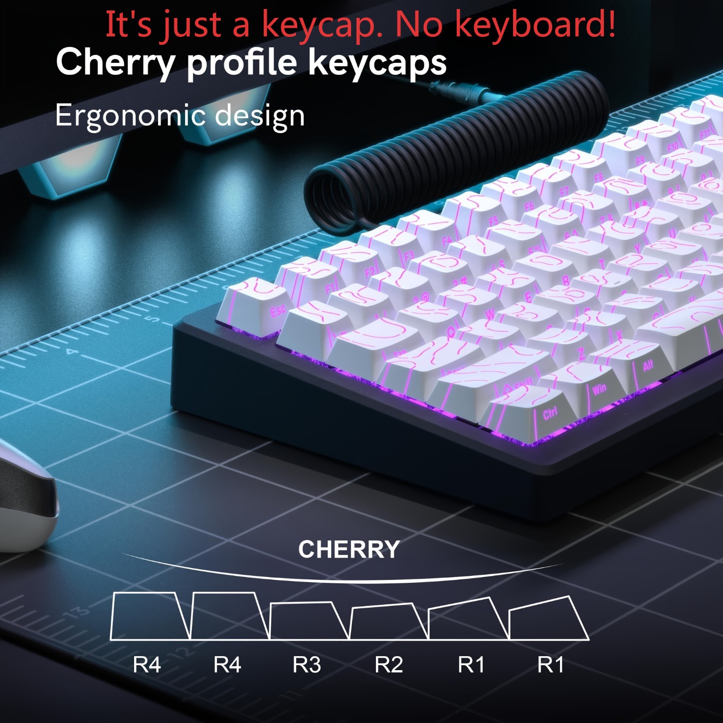 Teclas PBT Contour Line 2026,  - Gaming Keyboard Magnetic Switches avaliação e preço