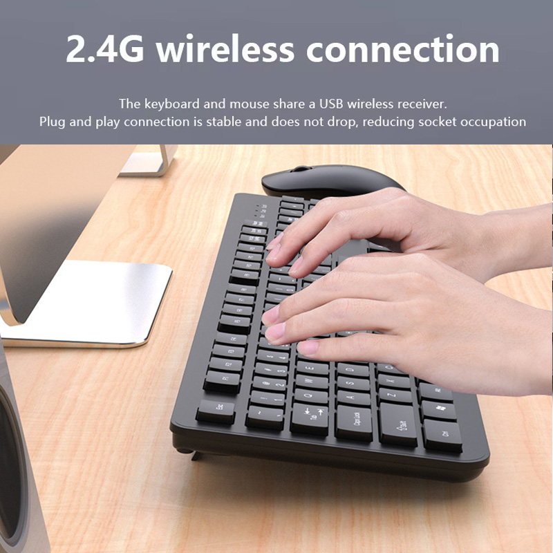 Conjunto de teclado e mouse se - Gaming Keyboard Mechanical Wireless avaliação e preço
