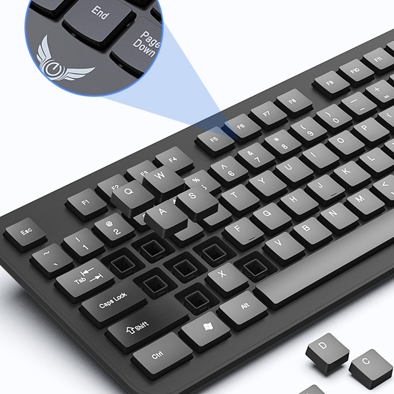 Conjunto de teclado e mouse se - Gaming Keyboard Mechanical Wireless avaliação e preço