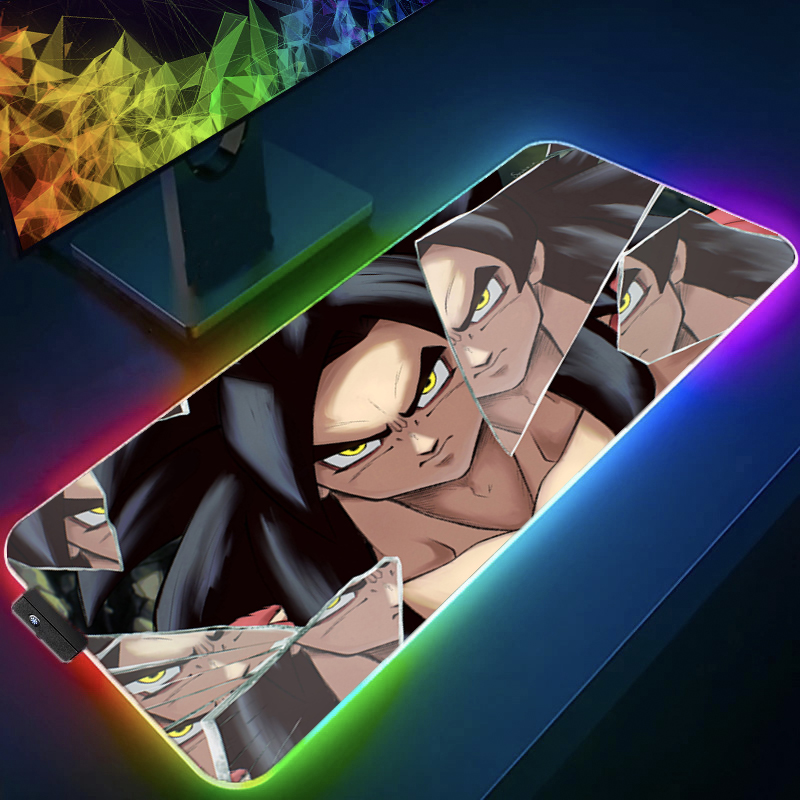 Mouse Pad LED Dragon Ball para - Gaming Keyboard Noise avaliação e preço