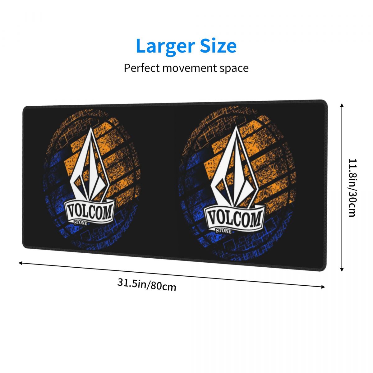 Mouse Pad Grande Meio Diamante - Gaming Keyboard Half avaliação e preço