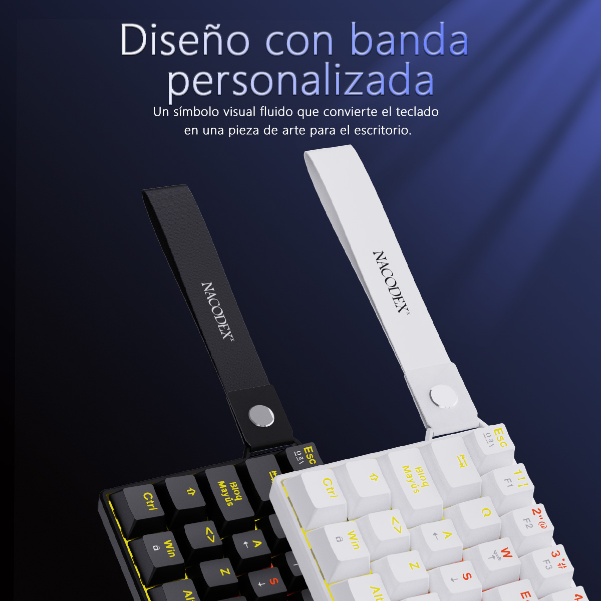 Teclado Mecânico Gamer AJAZZ N - Gaming Keyboard Blue Switches avaliação e preço