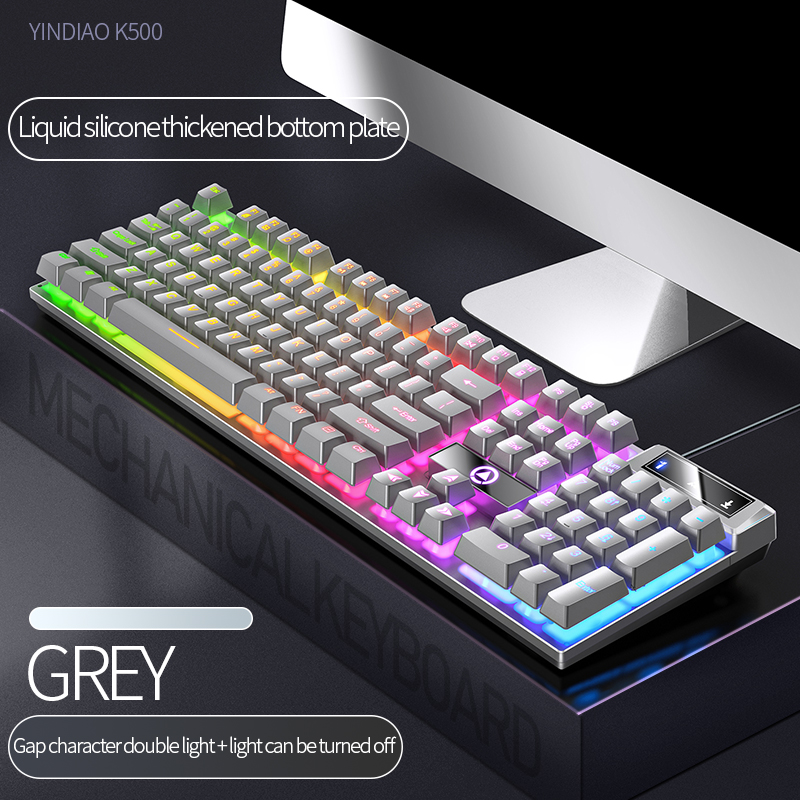 Teclado para jogos com fio, 10 - Gaming Keyboard Blue Switches avaliação e preço