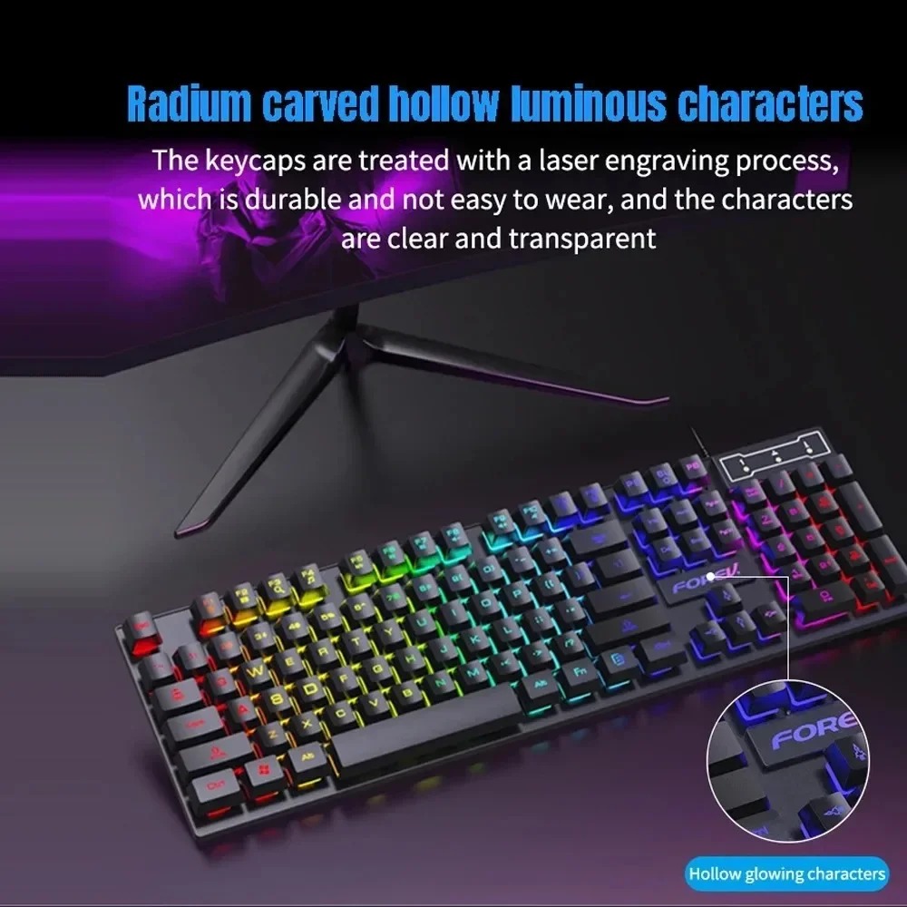 Teclado Mecânico Retroiluminad - Gaming Keyboard Half avaliação e preço