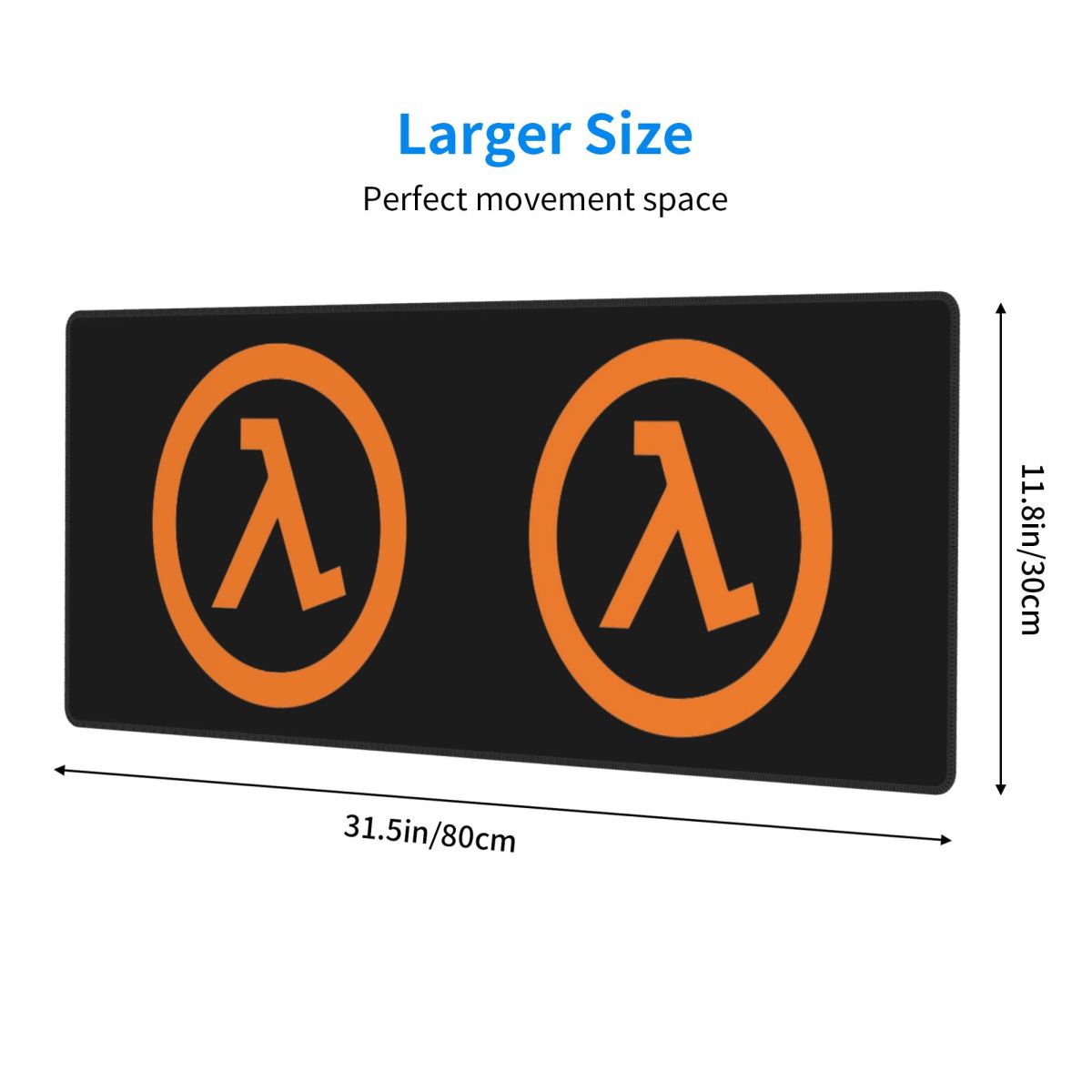 Mouse Pad Grande Half Life Lam - Gaming Keyboard Half avaliação e preço