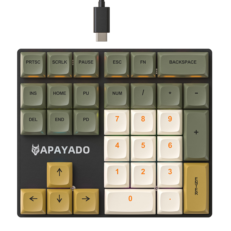 Teclado numérico mecânico com  - Gaming Keyboard 1 Hand avaliação e preço