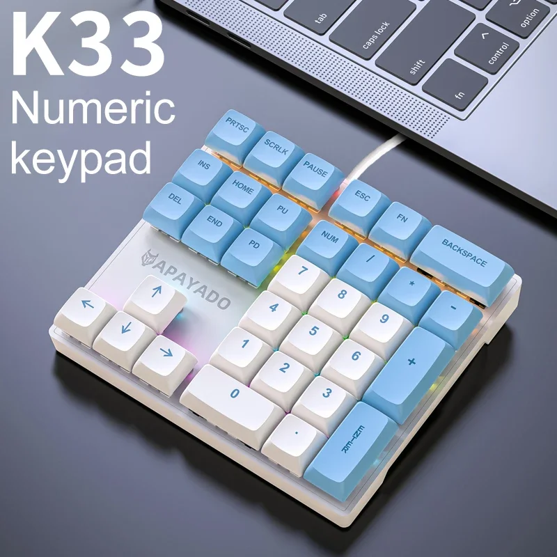 Teclado numérico mecânico com  - Gaming Keyboard 1 Hand avaliação e preço