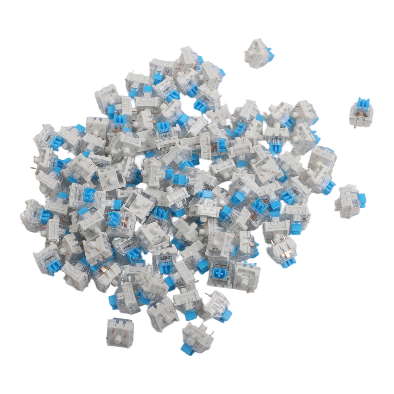 108 Peças de Switches Mecânico - Gaming Keyboard Blue Switches avaliação e preço