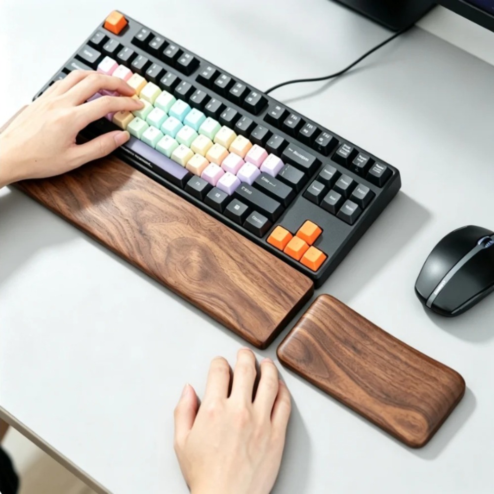 Suporte para teclado em madeir - Wrist Rest Wood avaliação e preço
