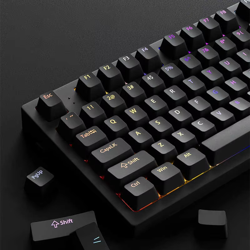130+ Teclas Pretas Personaliza - Keyboard Gaming Black avaliação e preço